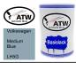 Preview: Volkswagen, Medium Blue, LH5G: 500ml Lackdose, von ATW Autoteile West.